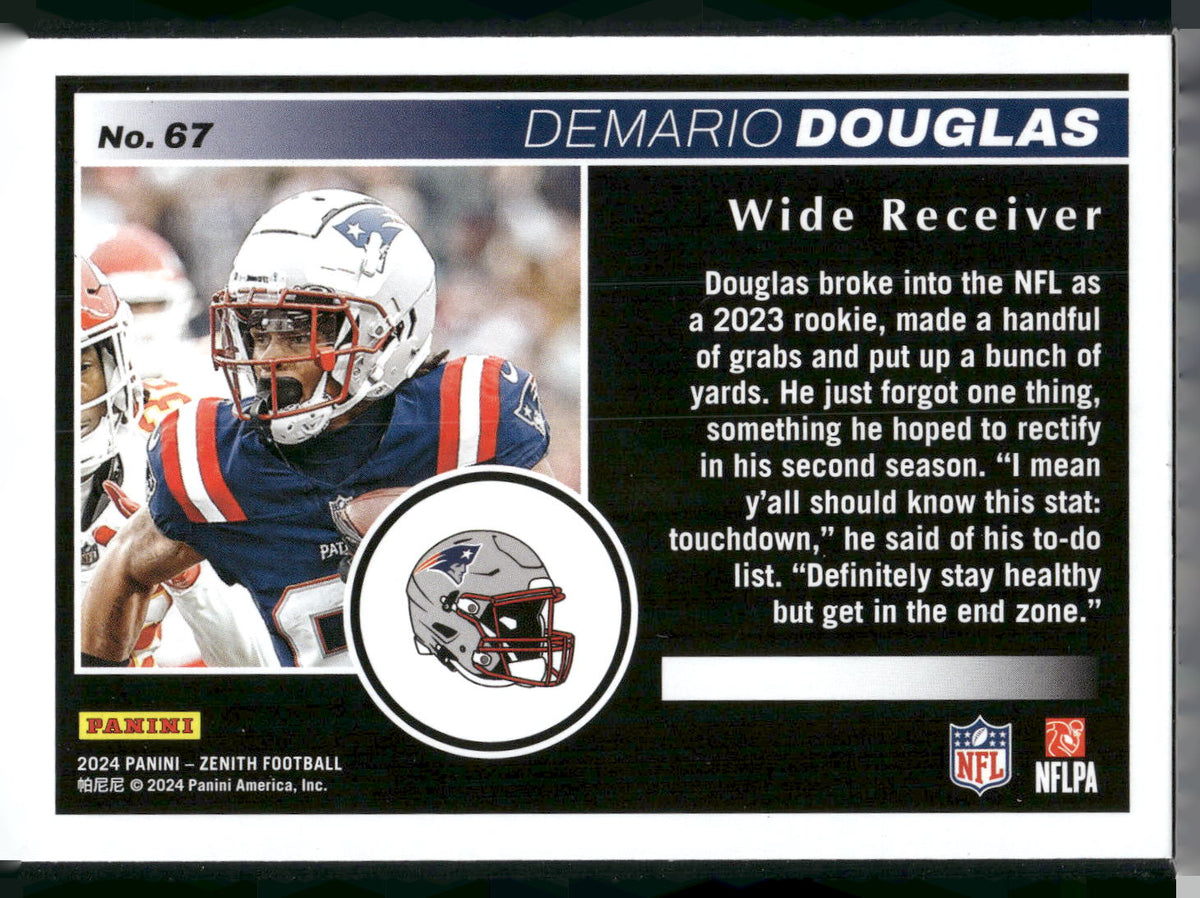 2024 Panini Zenith #67 Demario Douglas Retail