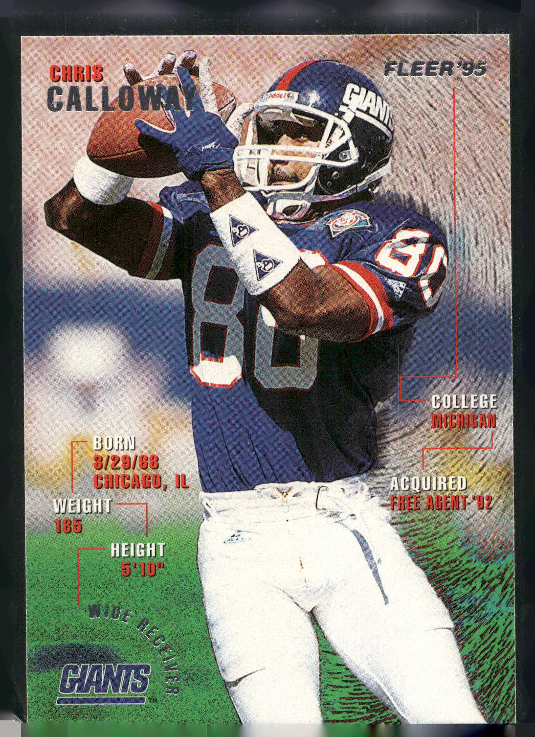 1995 Fleer #276 Chris Calloway
