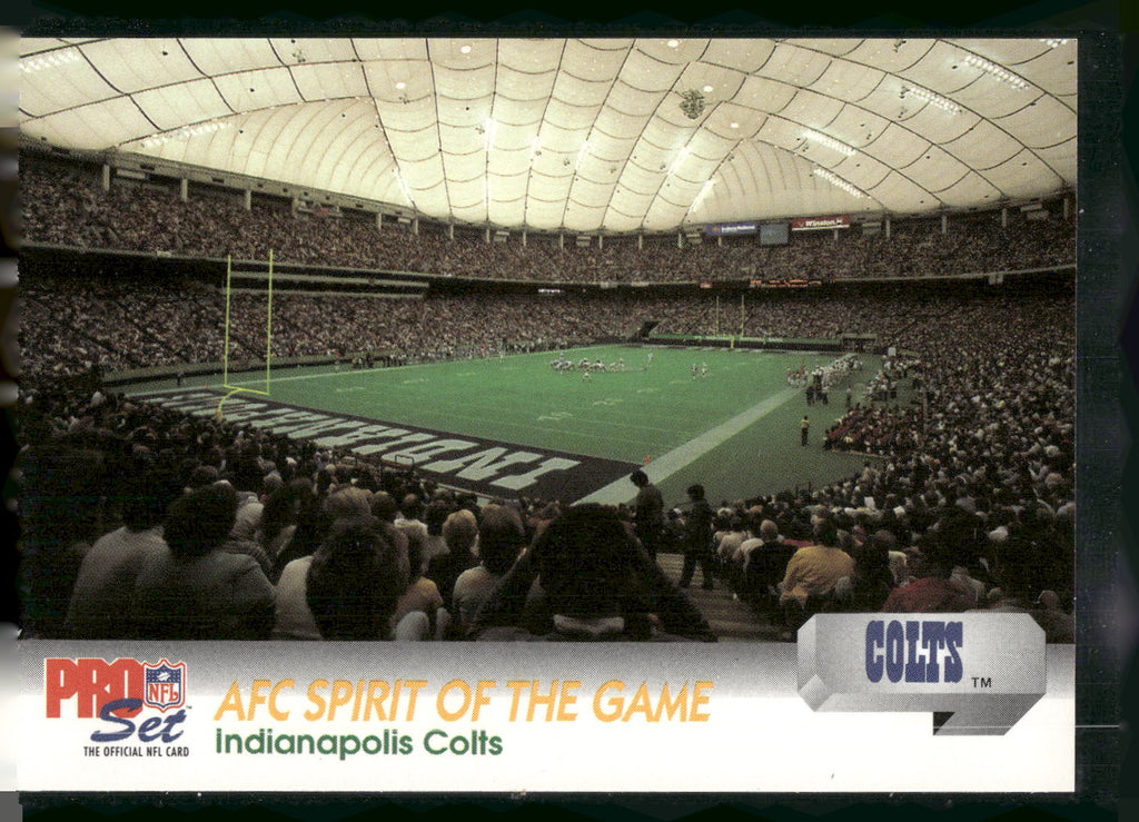 1992 Pro Set #685 Indianapolis Colts SOTG