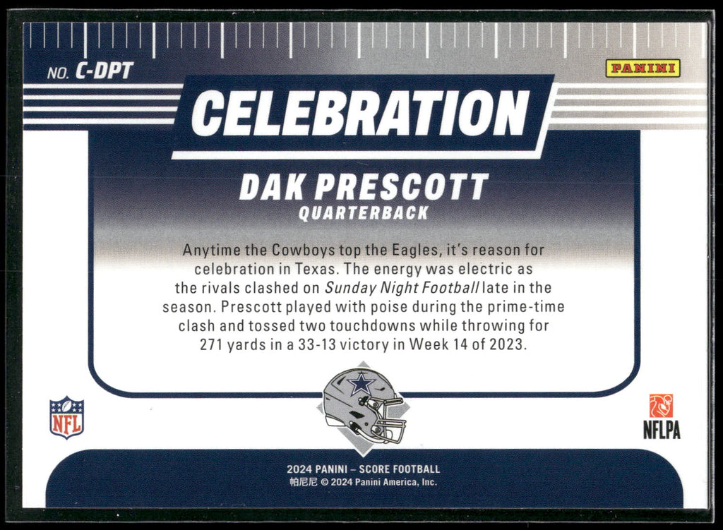 2024 Score #C-DPT Dak Prescott Celebration