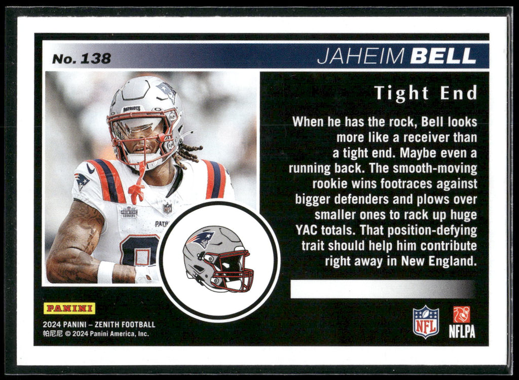 2024 Panini Zenith #138 Jaheim Bell Retail