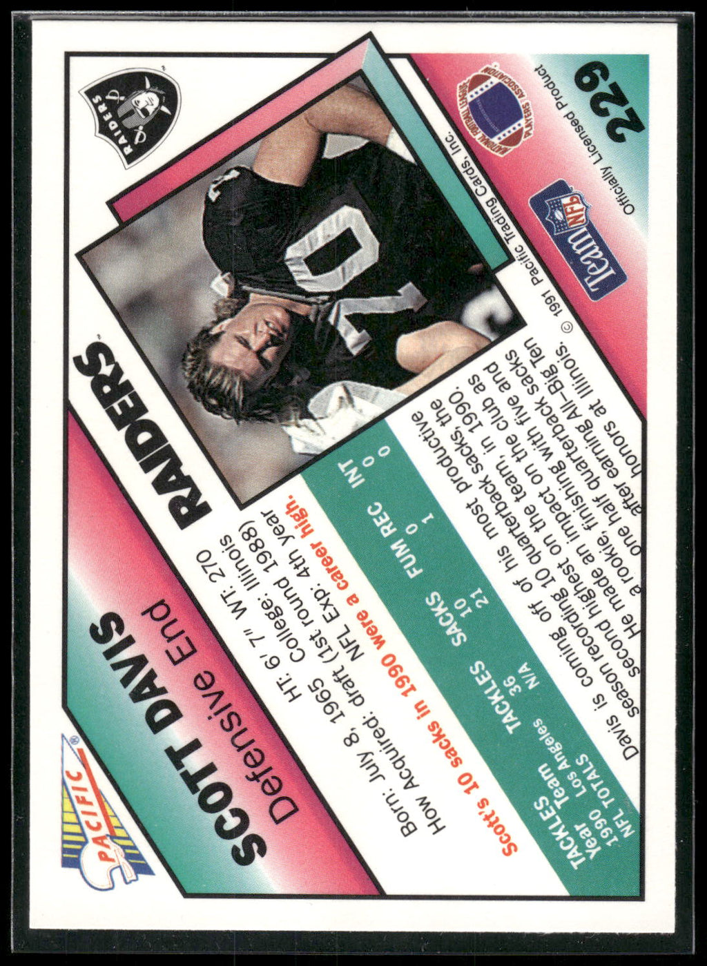 1991 Pacific #229 Scott Davis