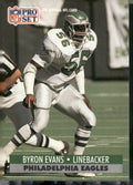 1991 Pro Set #615 Byron Evans