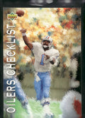1993 Upper Deck #81 Oilers Checklist