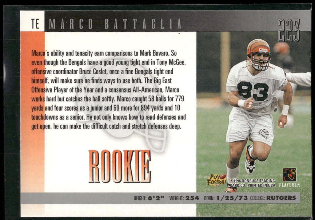 1996 Donruss #223 Marco Battaglia