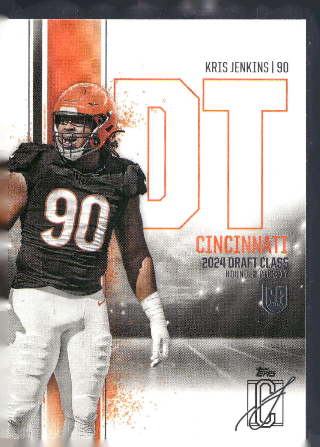 2024 Topps Signature Class #87 Kris Jenkins