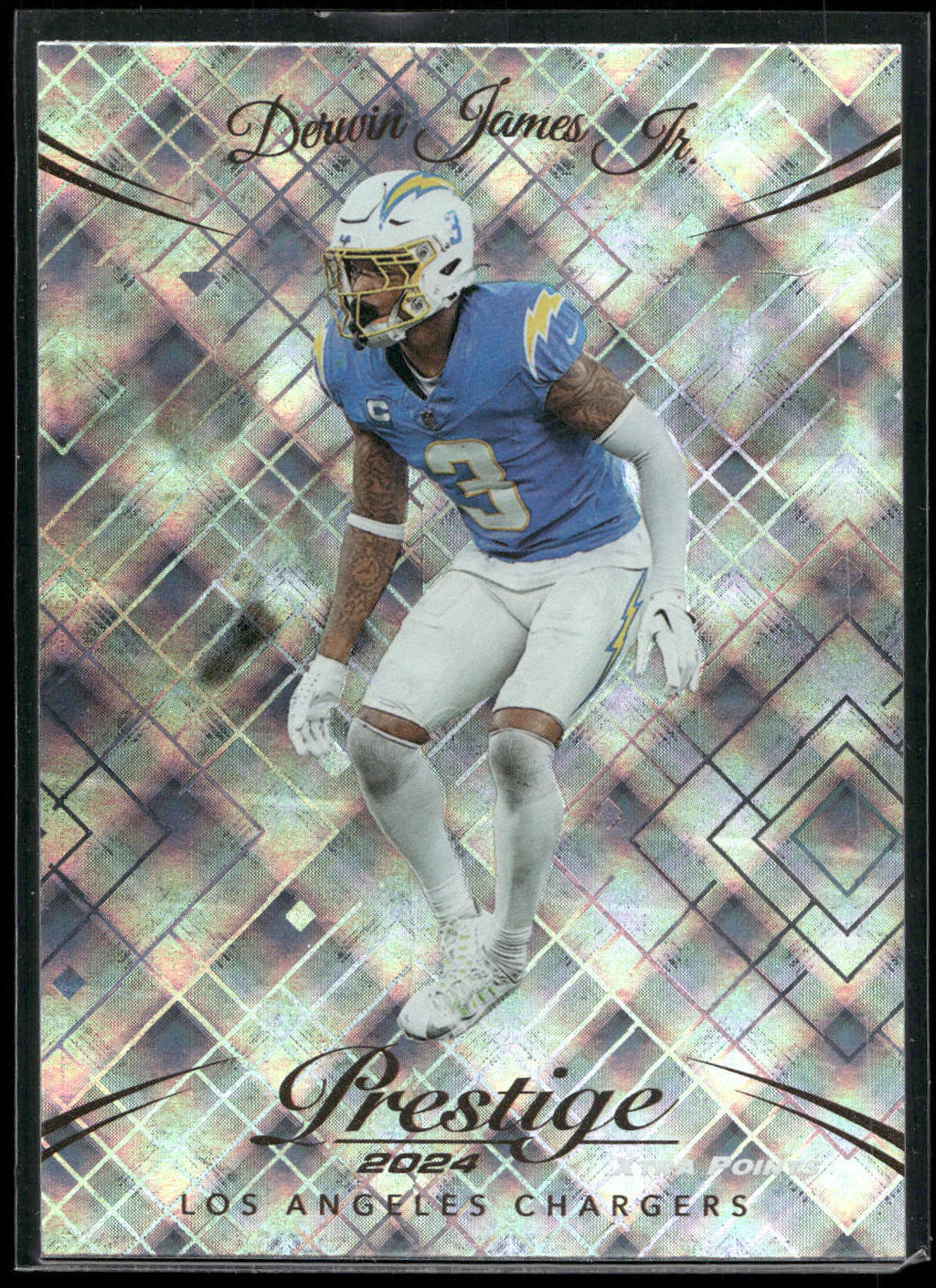 2024 Panini Prestige #169 Derwin James Jr. Diamond Xtra Points