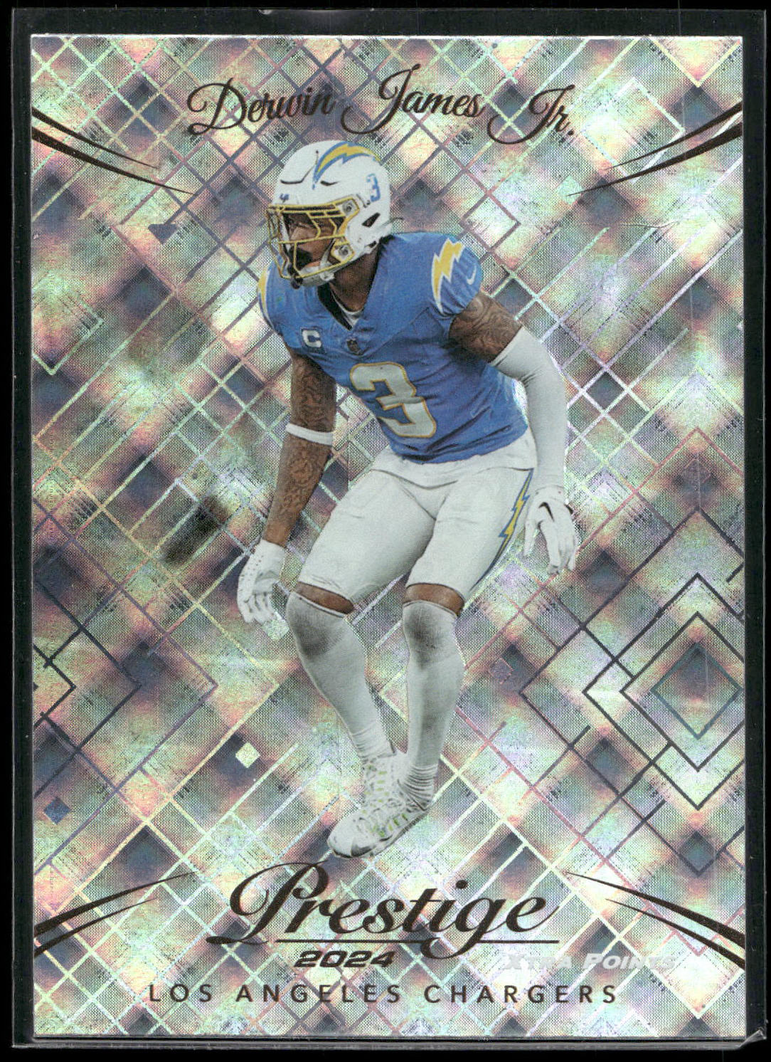 2024 Panini Prestige #169 Derwin James Jr. Diamond Xtra Points