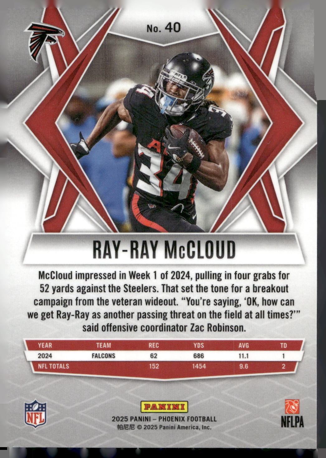 2025 Panini Phoenix #40 Ray-Ray McCloud