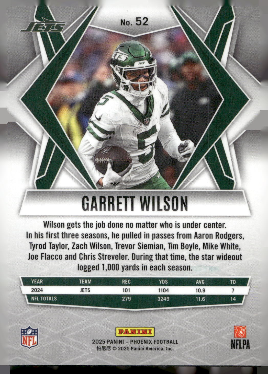 2025 Panini Phoenix #52 Garrett Wilson