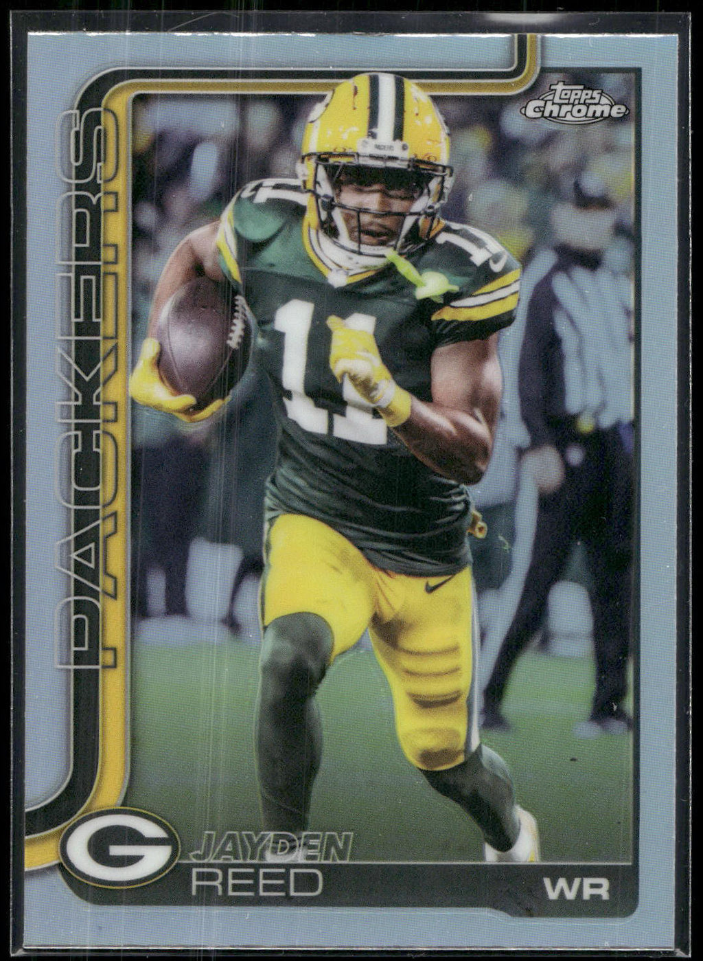 2025 Topps Chrome #107 Jayden Reed Refractor