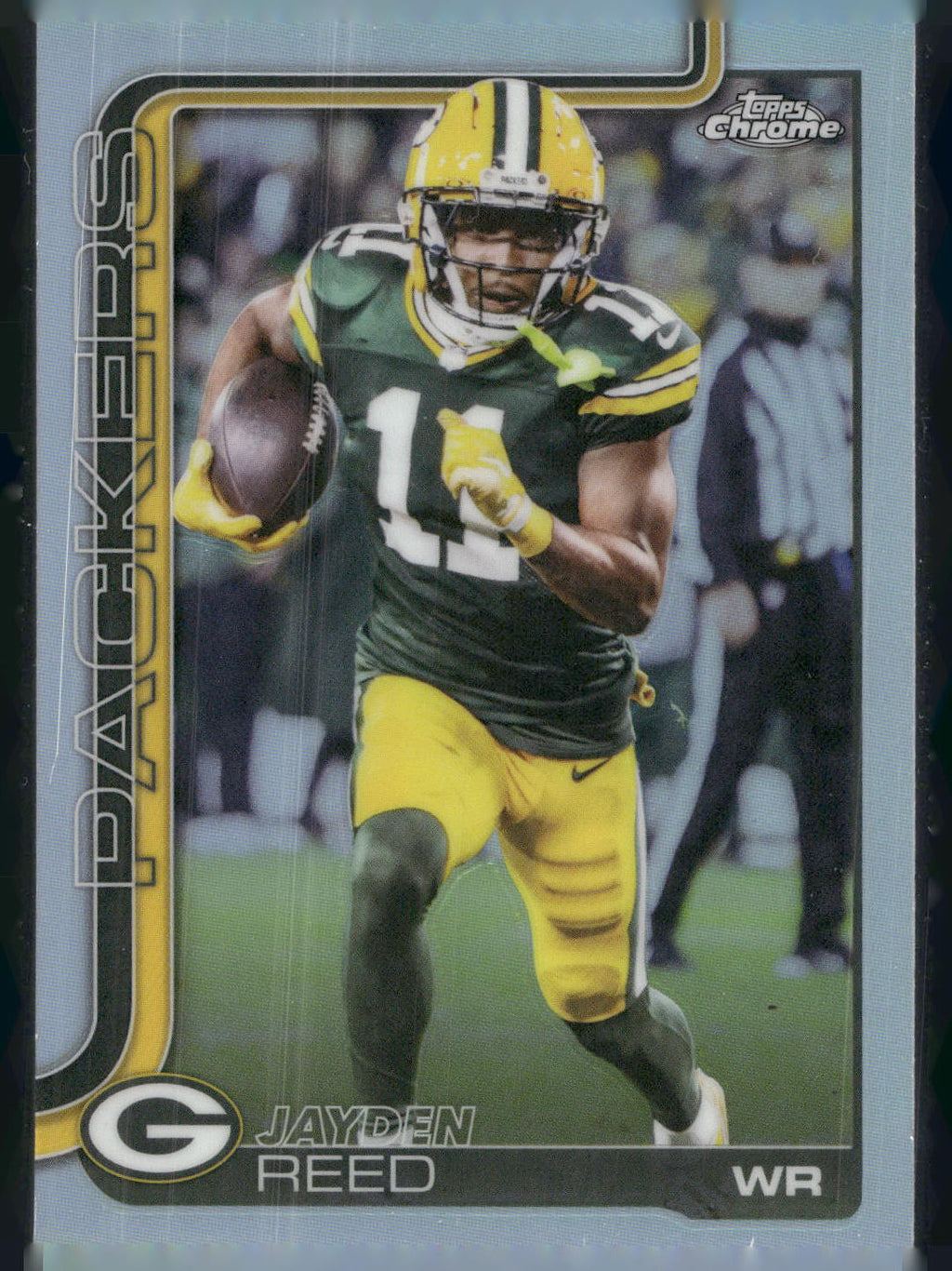 2025 Topps Chrome #107 Jayden Reed Refractor