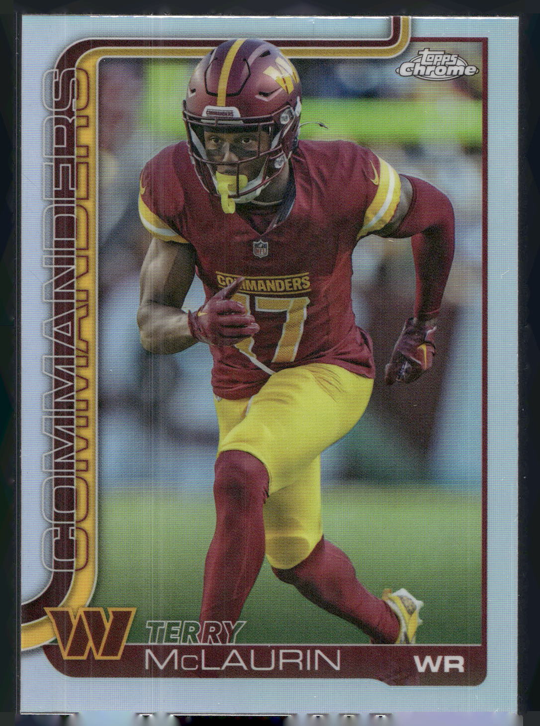 2025 Topps Chrome #208 Terry McLaurin Refractor