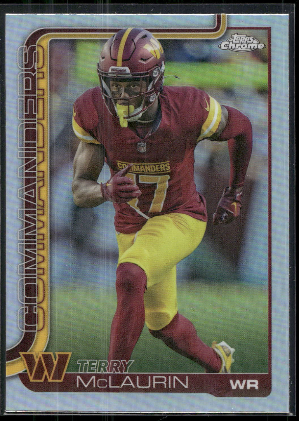 2025 Topps Chrome #208 Terry McLaurin Refractor