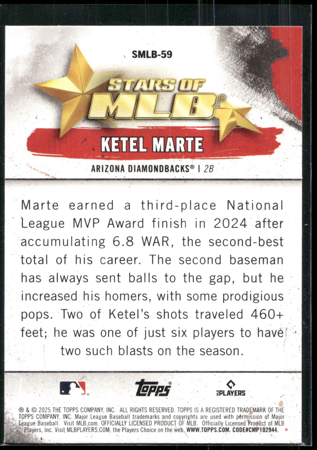 2025 Topps #SMLB-59 Ketel Marte Stars of MLB