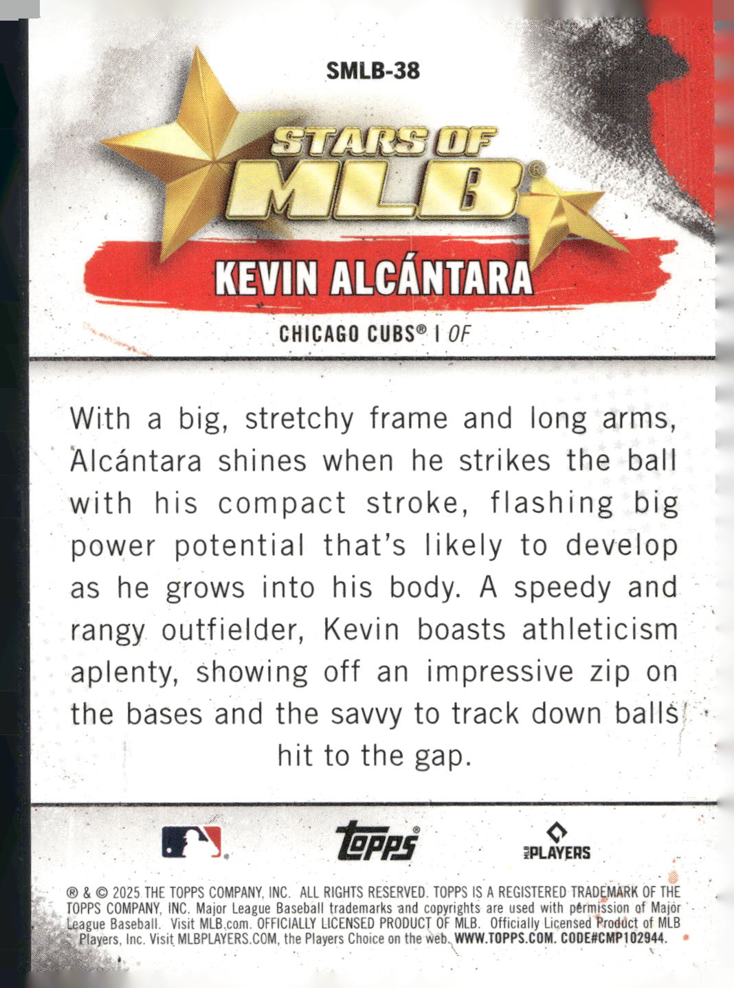 2025 Topps #SMLB-38 Kevin Alcántara Stars of MLB