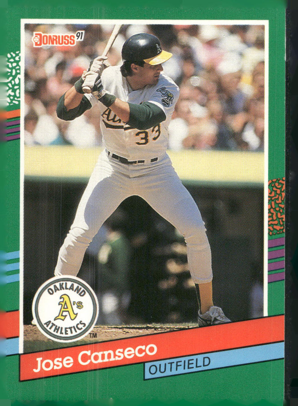1991 Donruss #536 Jose Canseco