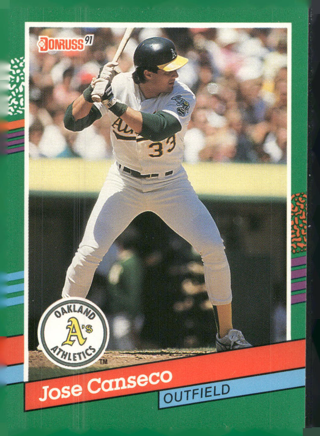 1991 Donruss #536 Jose Canseco