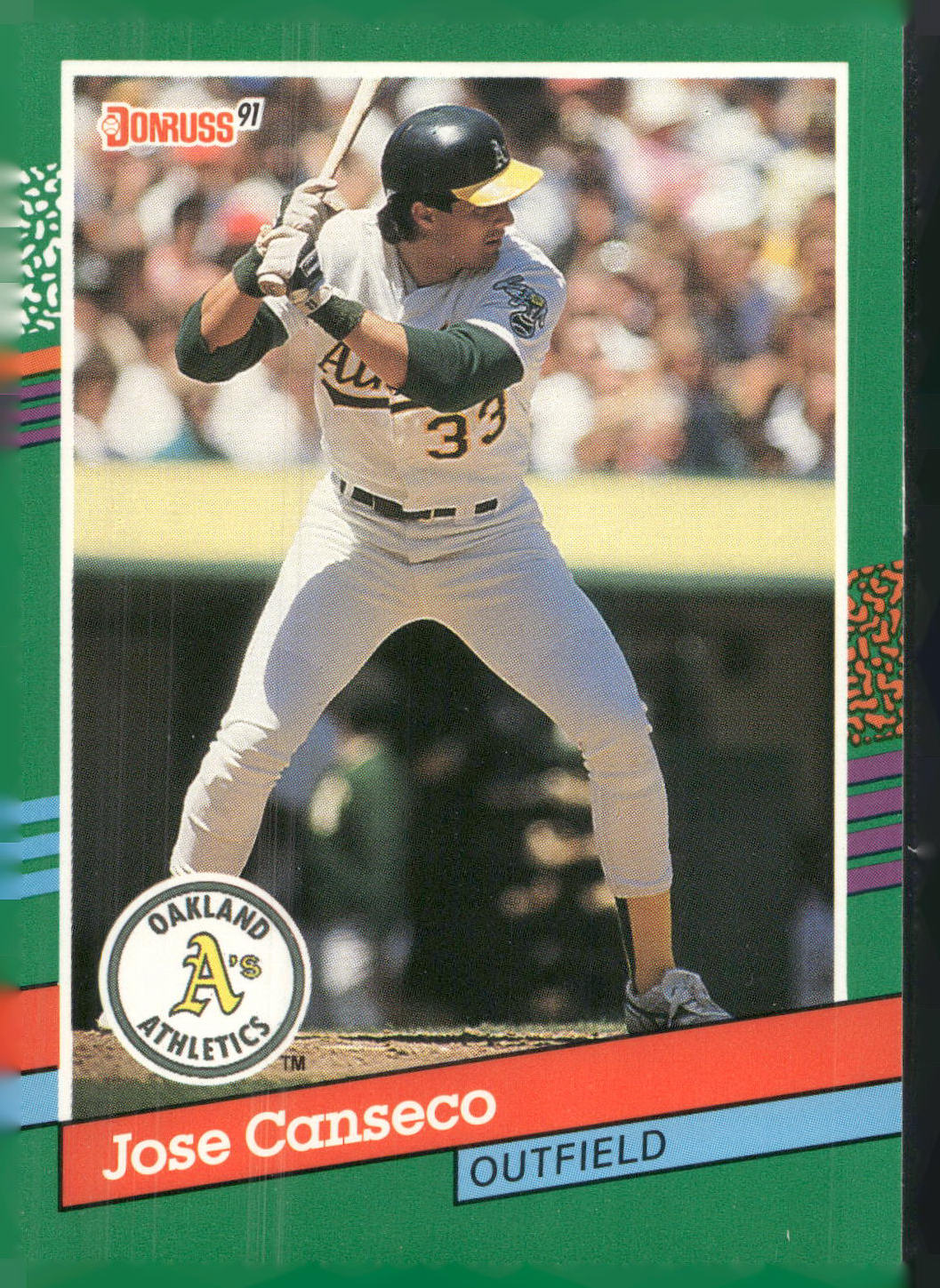 1991 Donruss #536 Jose Canseco