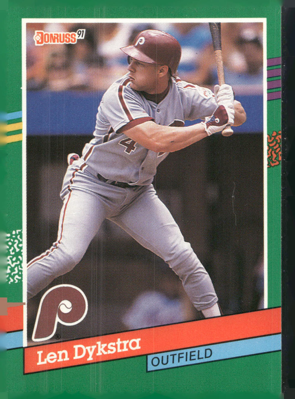 1991 Donruss #523 Len Dykstra