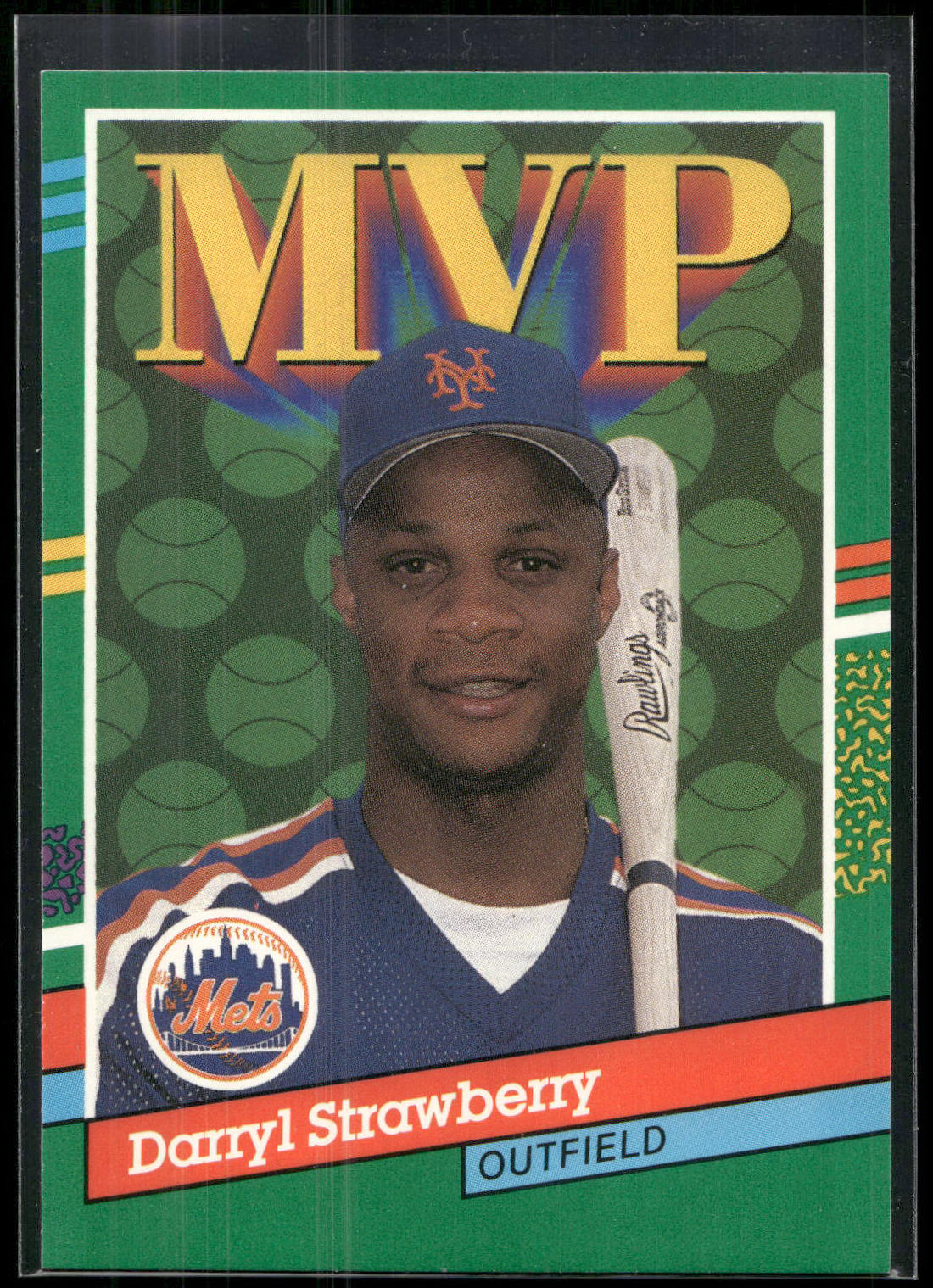 1991 Donruss #408 Darryl Strawberry