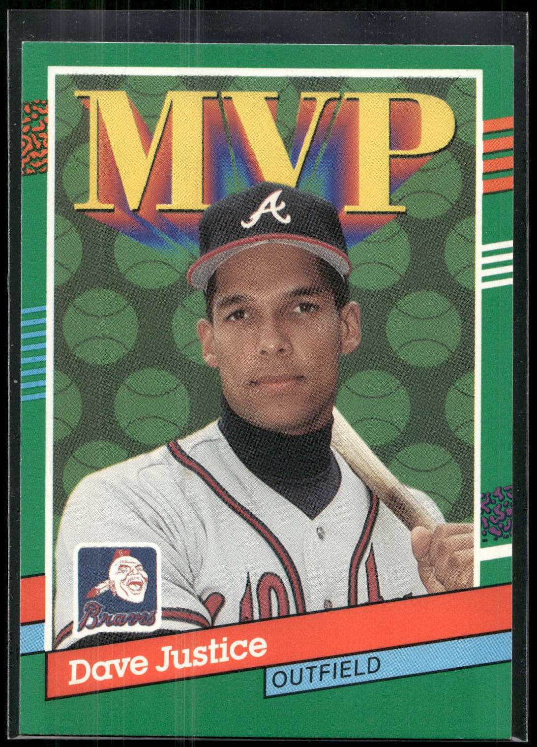 1991 Donruss #402 Dave Justice