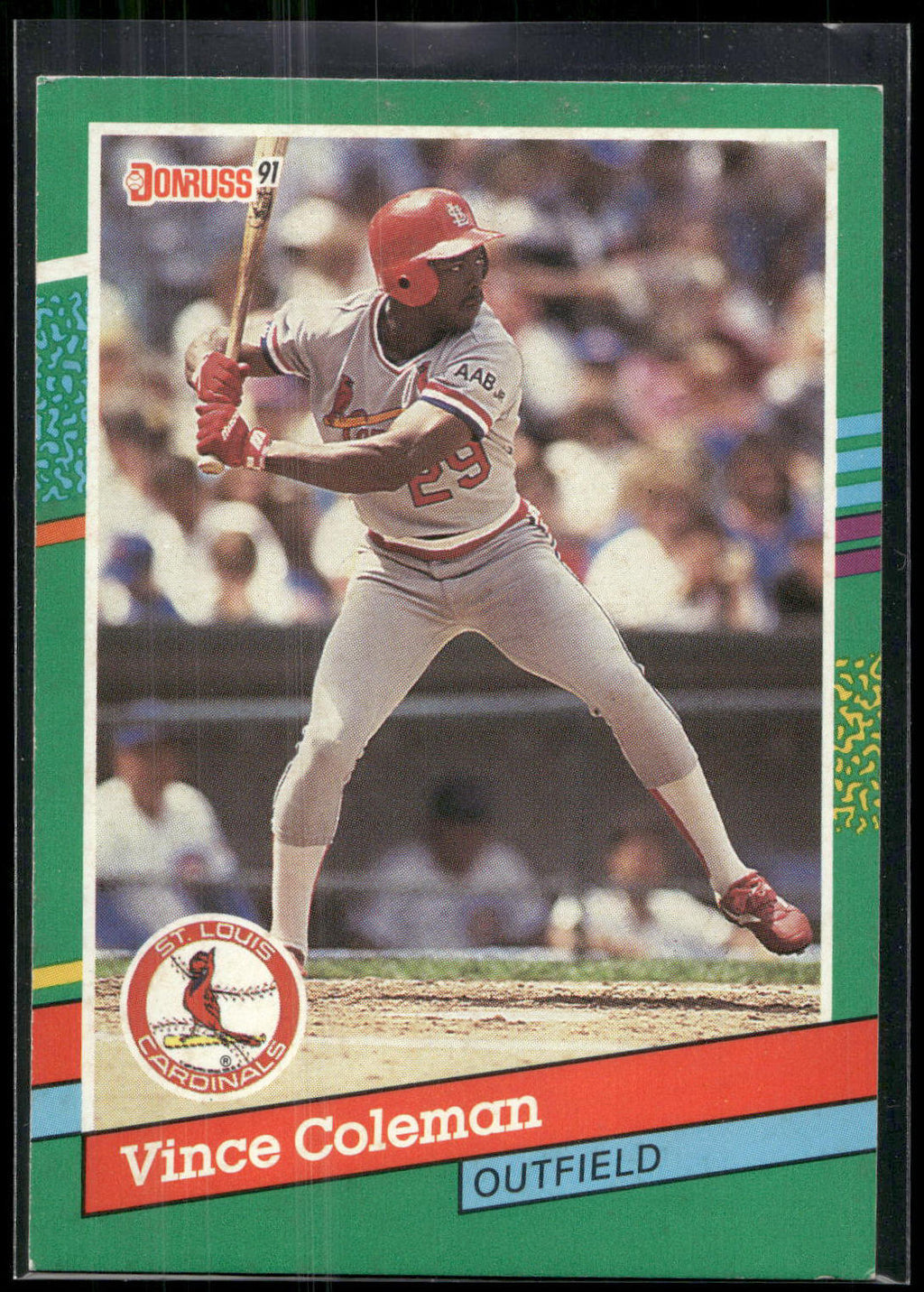 1991 Donruss #487 Vince Coleman
