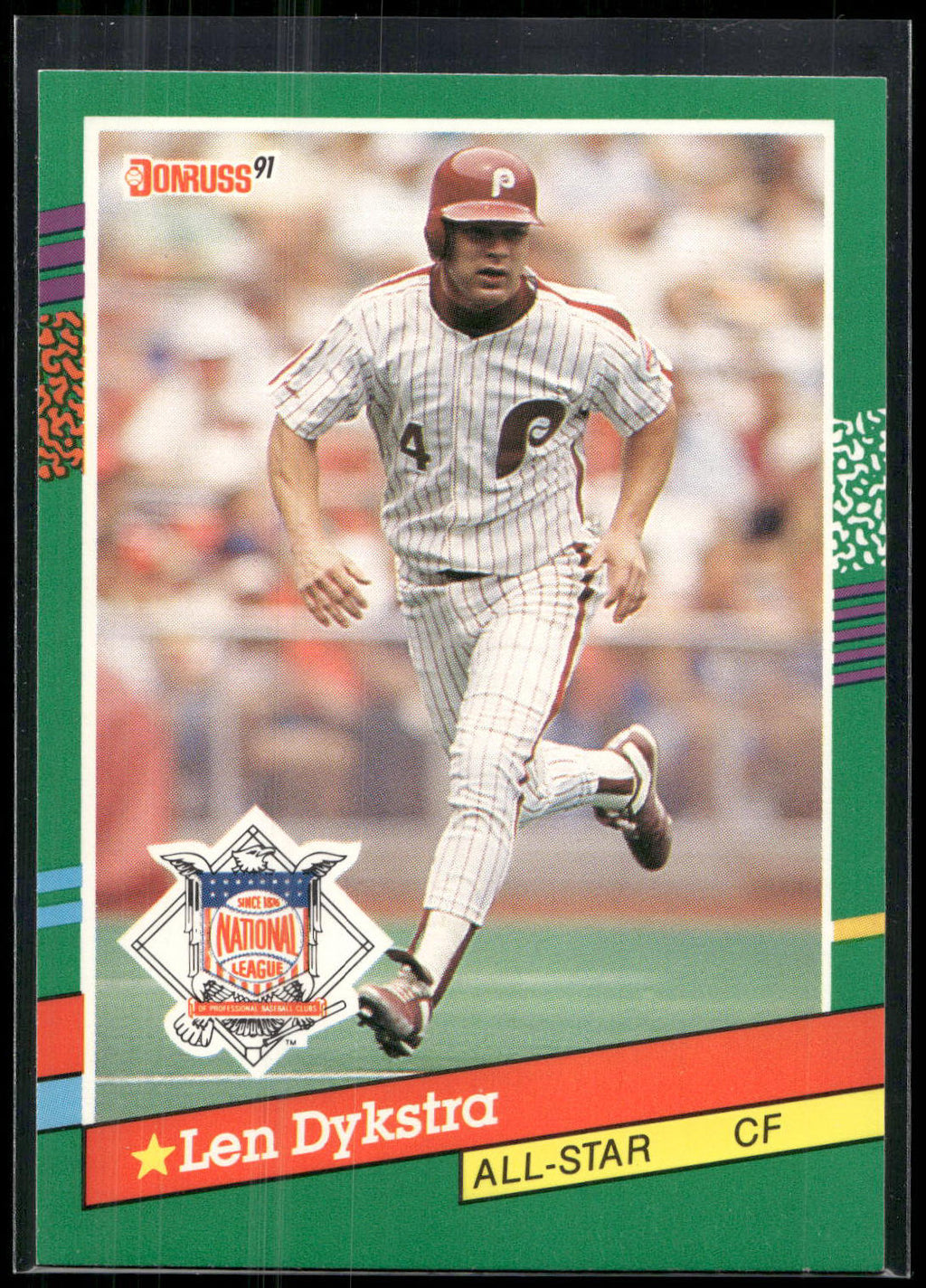 1991 Donruss #434 Len Dykstra