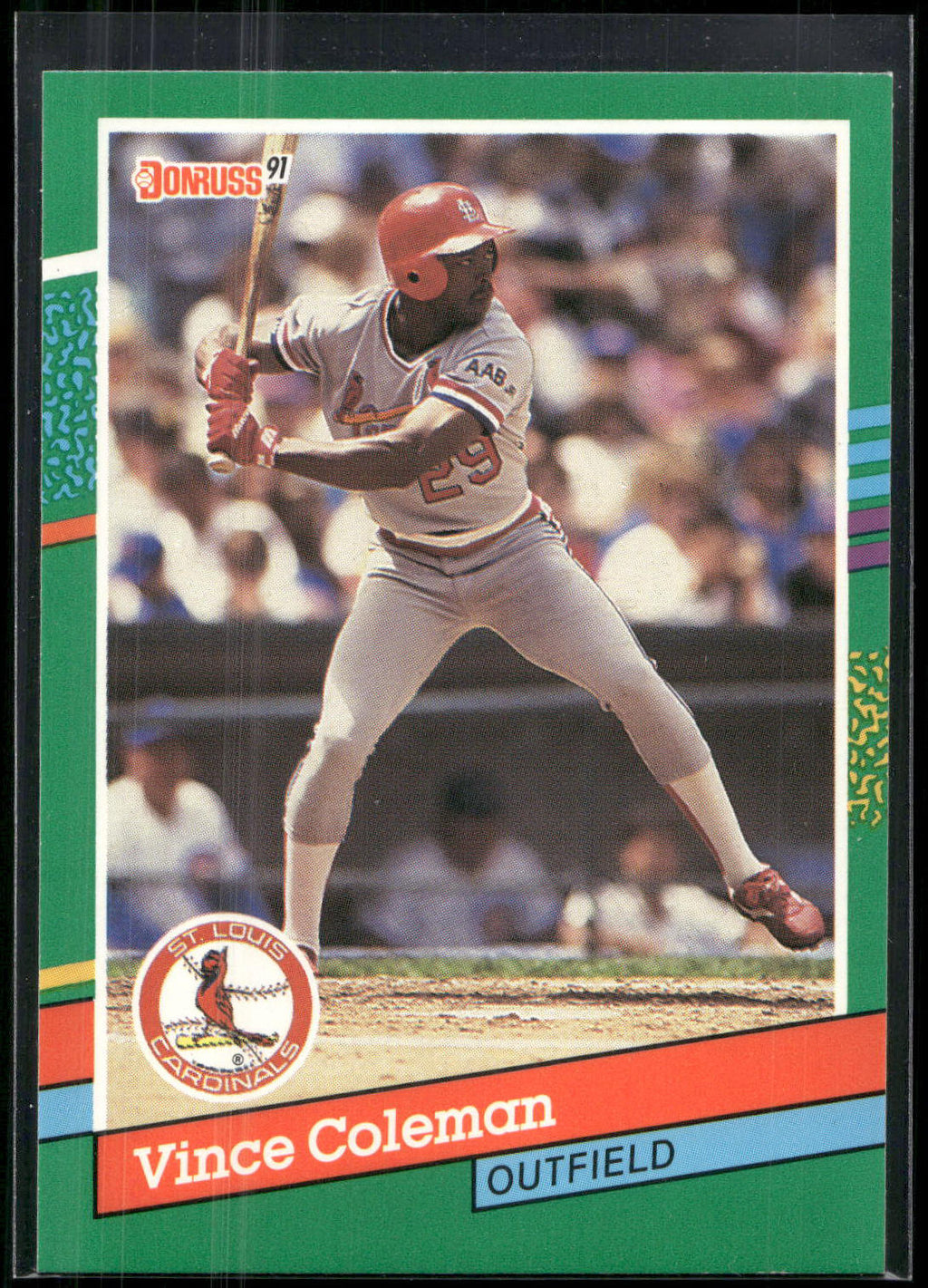 1991 Donruss #487 Vince Coleman