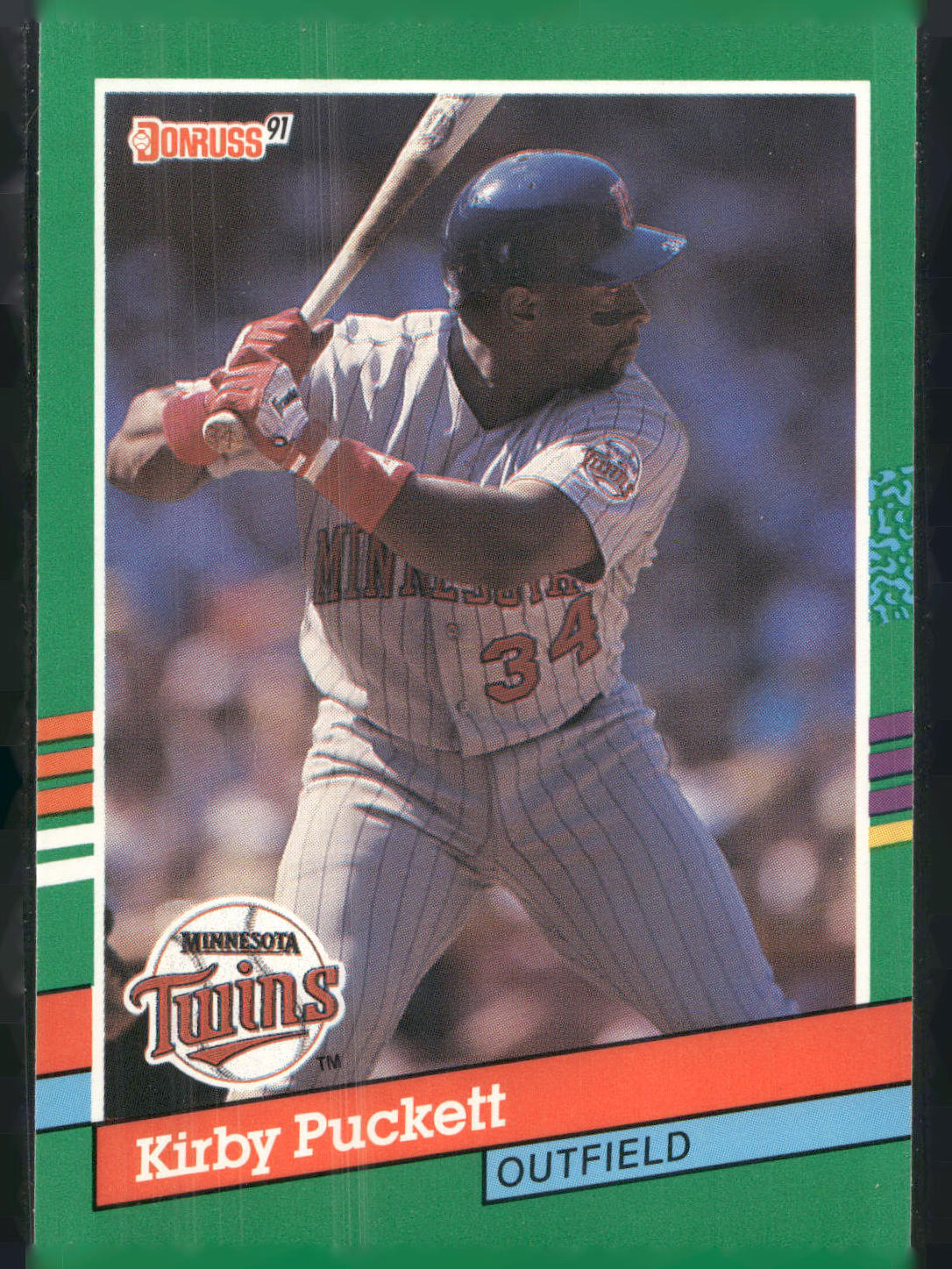 1991 Donruss #490 Kirby Puckett