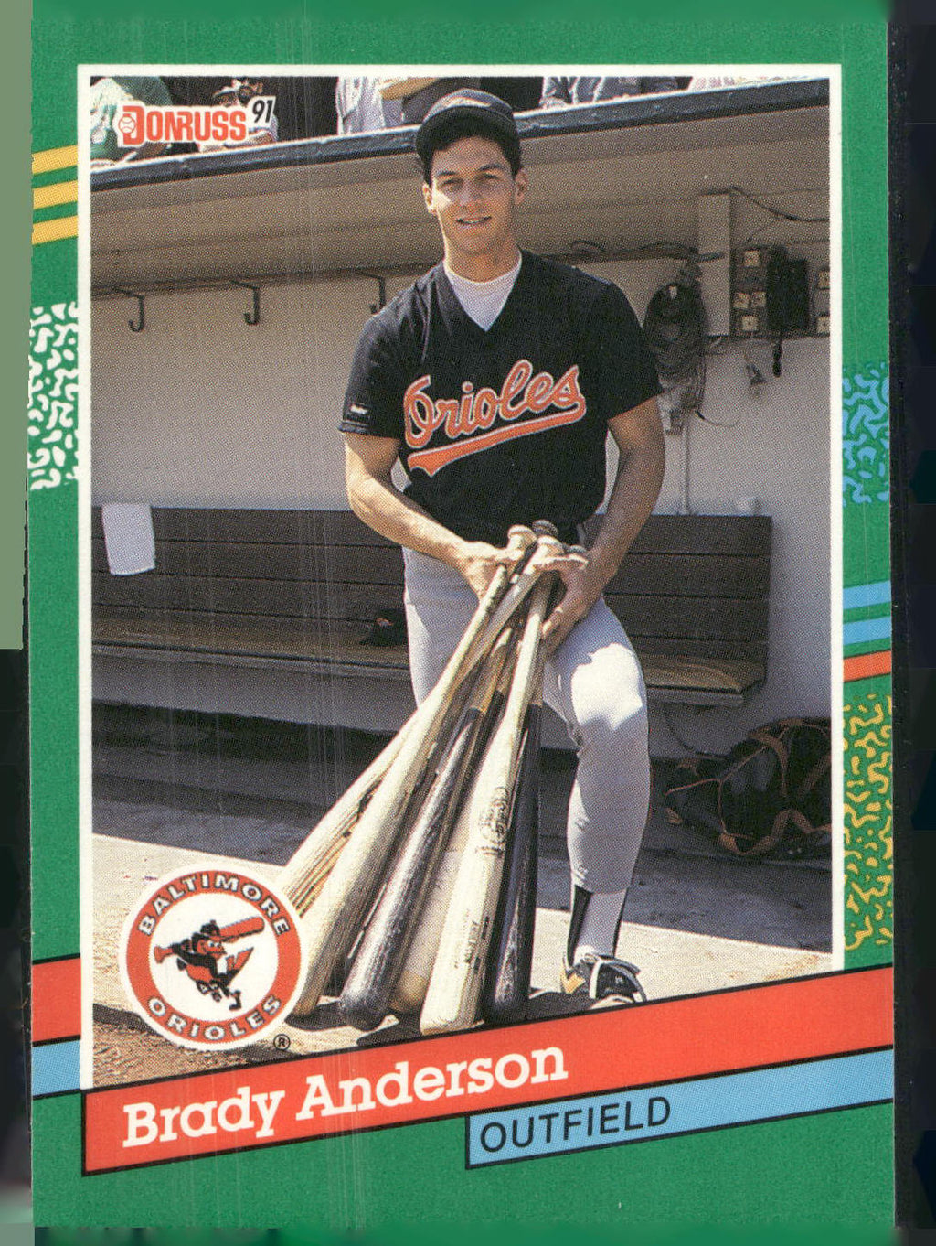 1991 Donruss #668 Brady Anderson