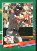 1991 Donruss #553 Mike Greenwell