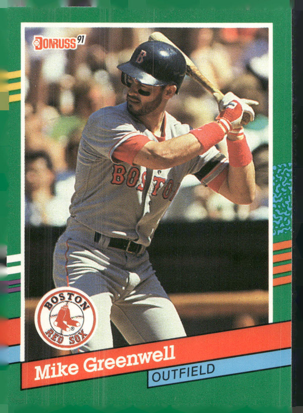1991 Donruss #553 Mike Greenwell