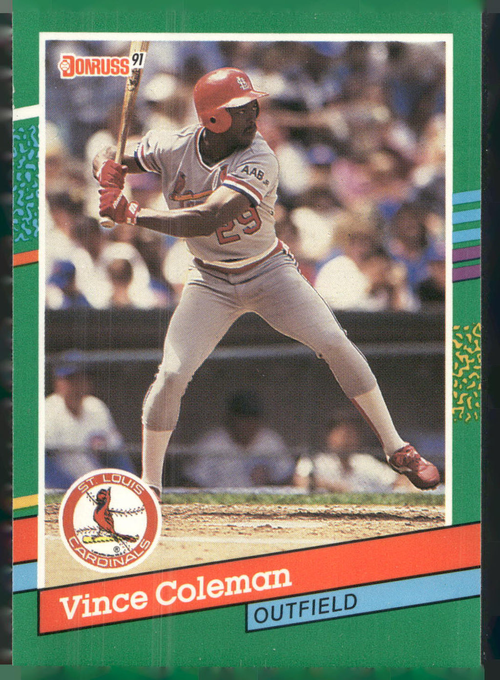 1991 Donruss #487 Vince Coleman