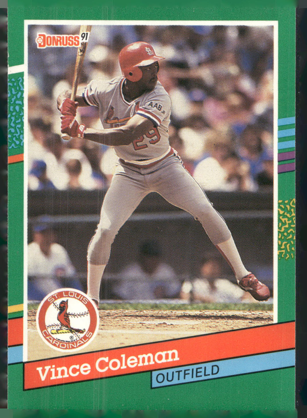 1991 Donruss #487 Vince Coleman