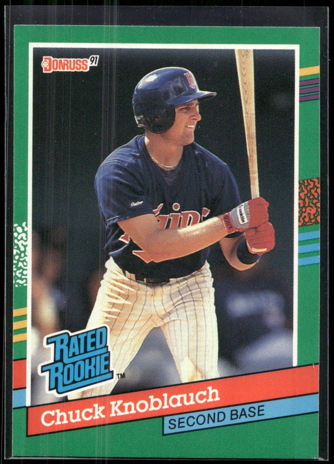 1991 Donruss #421 Chuck Knoblauch