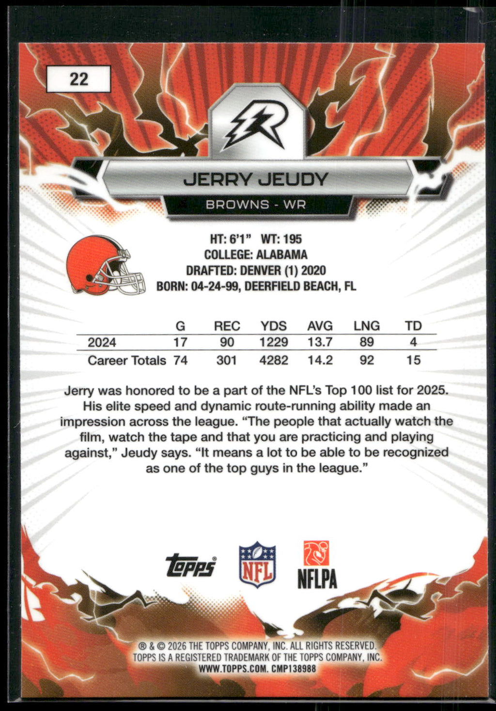 2025 Topps Resurgence #22 Jerry Jeudy