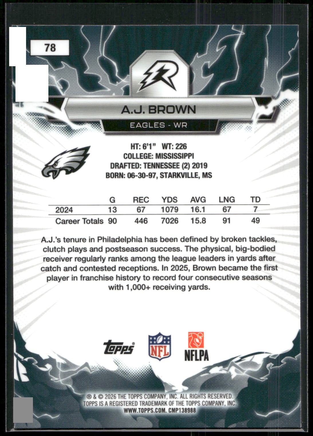 2025 Topps Resurgence #78 A.J. Brown