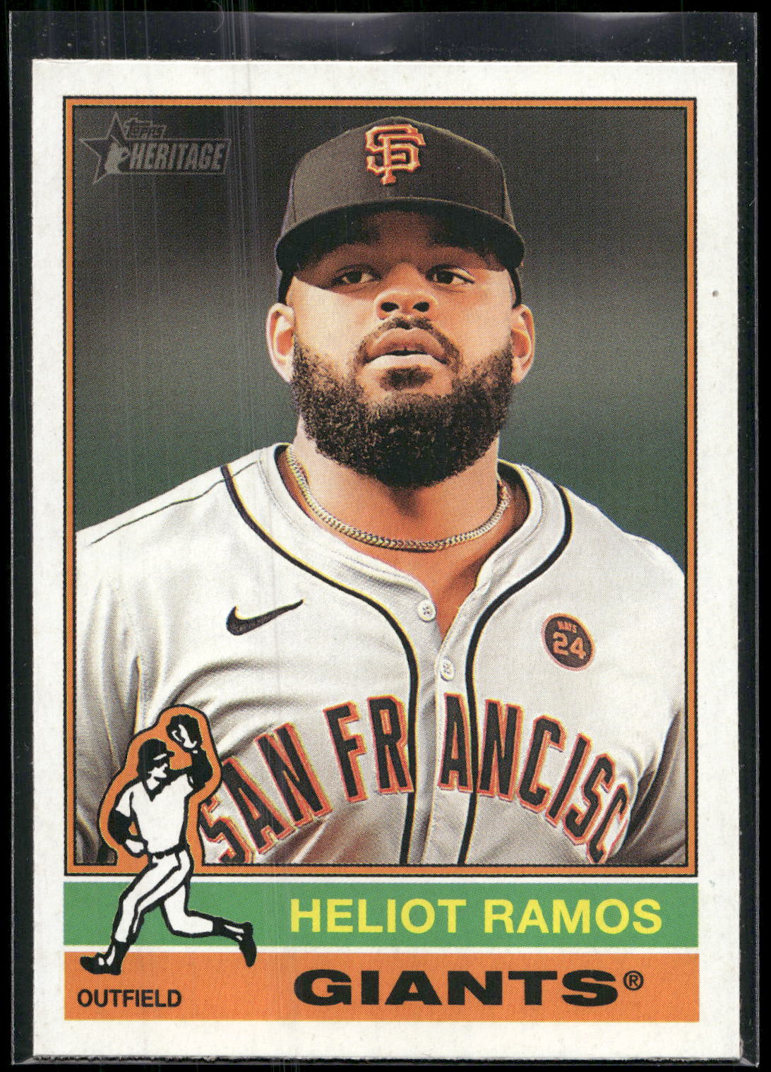 2025 Topps Heritage #32 Heliot Ramos