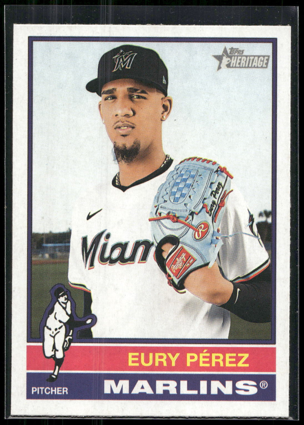 2025 Topps Heritage #42 Eury Pérez
