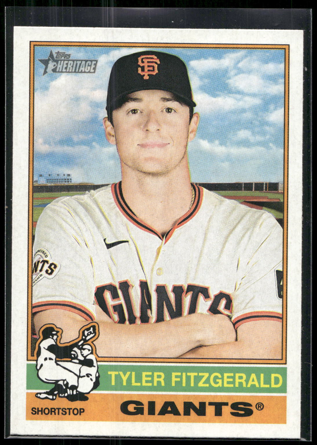2025 Topps Heritage #238 Tyler Fitzgerald