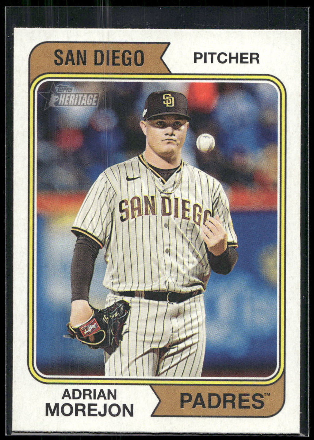 2023 Topps Heritage #163 Adrian Morejon