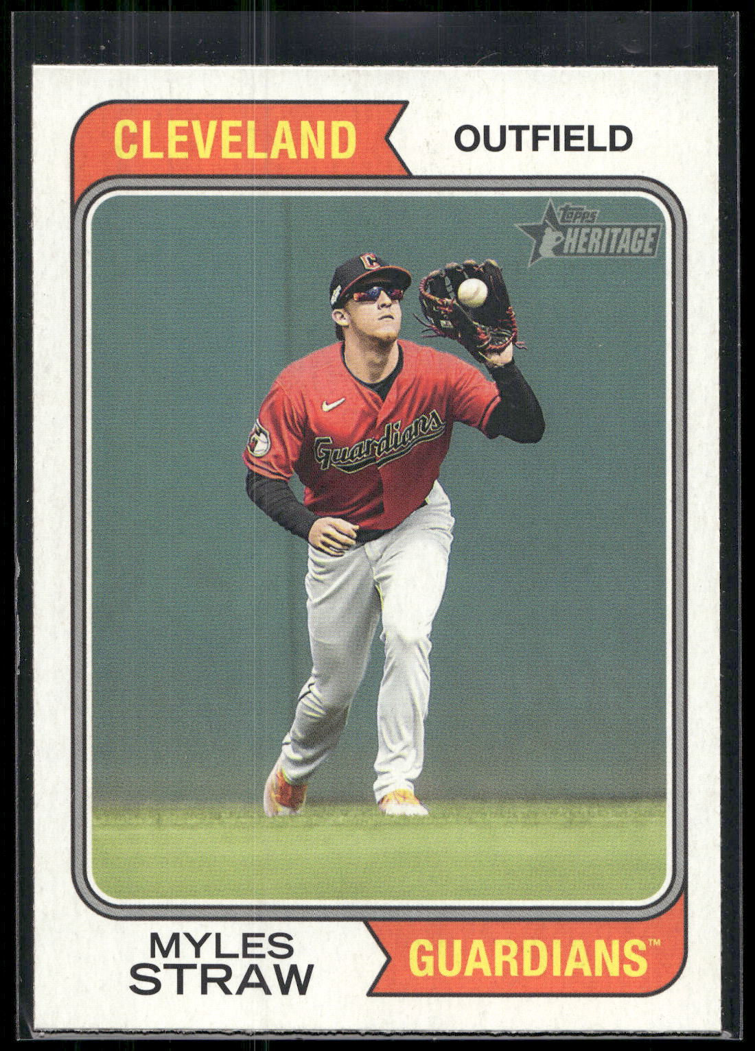 2023 Topps Heritage #166 Myles Straw