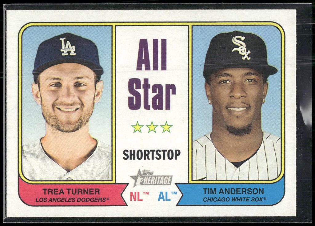 2023 Topps Heritage #335 Trea Turner / Tim Anderson
