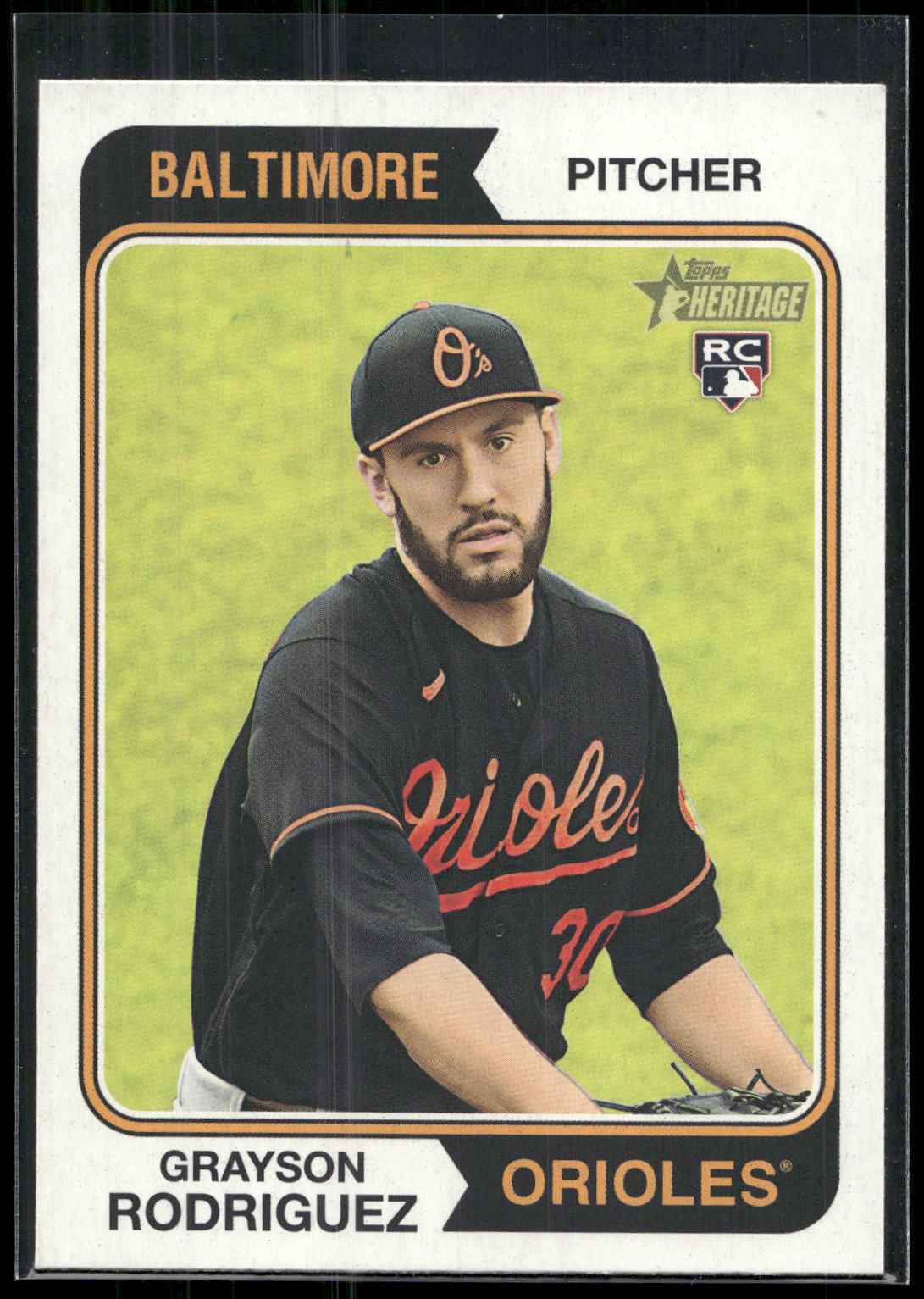 2023 Topps Heritage #541 Grayson Rodriguez