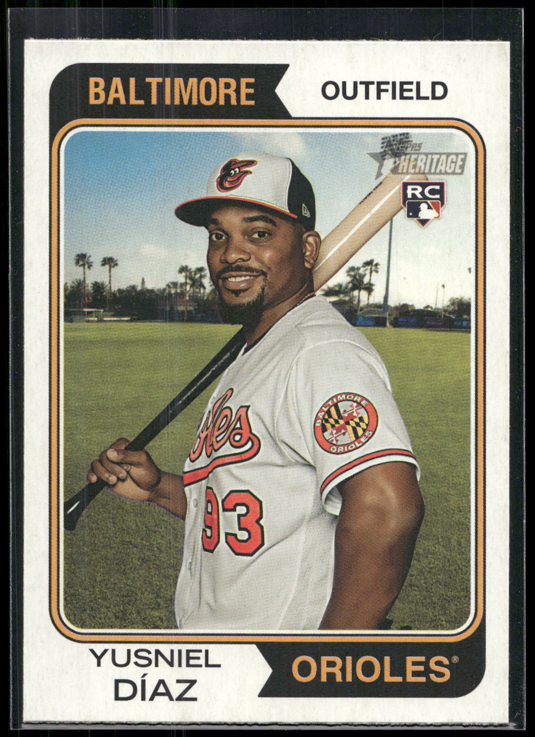2023 Topps Heritage #62 Yusniel Díaz