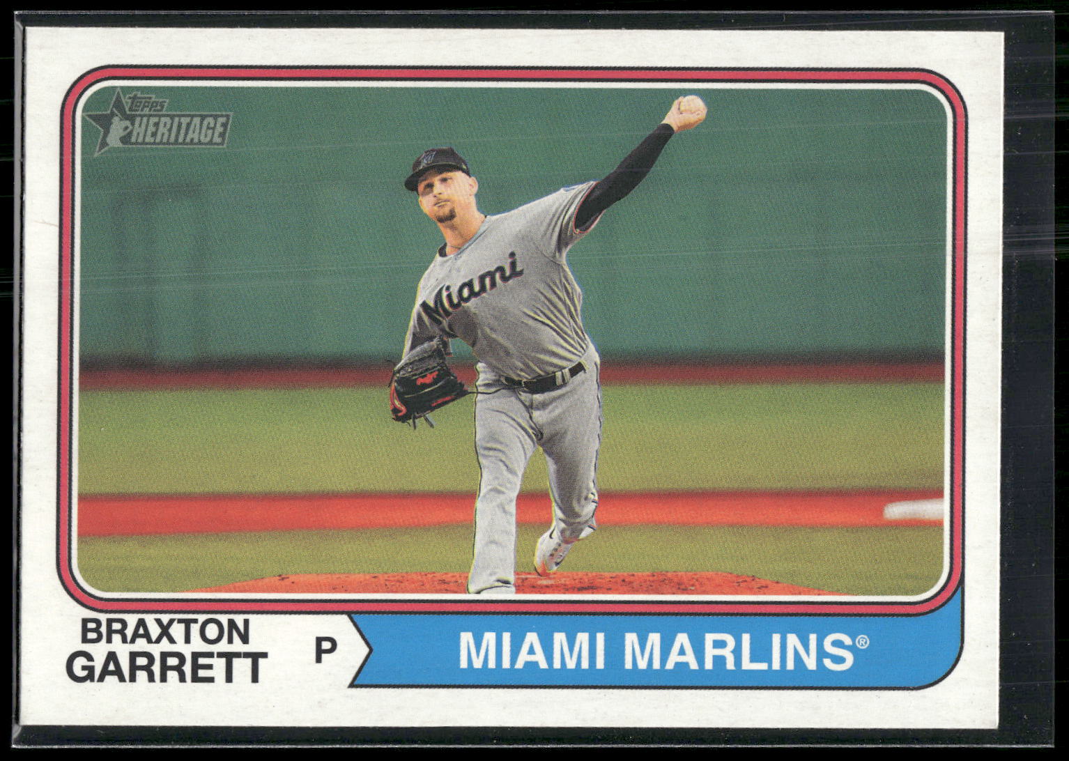 2023 Topps Heritage #621 Braxton Garrett