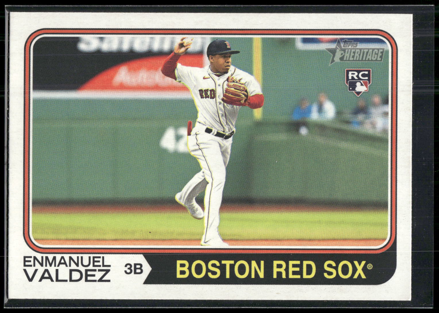 2023 Topps Heritage #631 Enmanuel Valdez