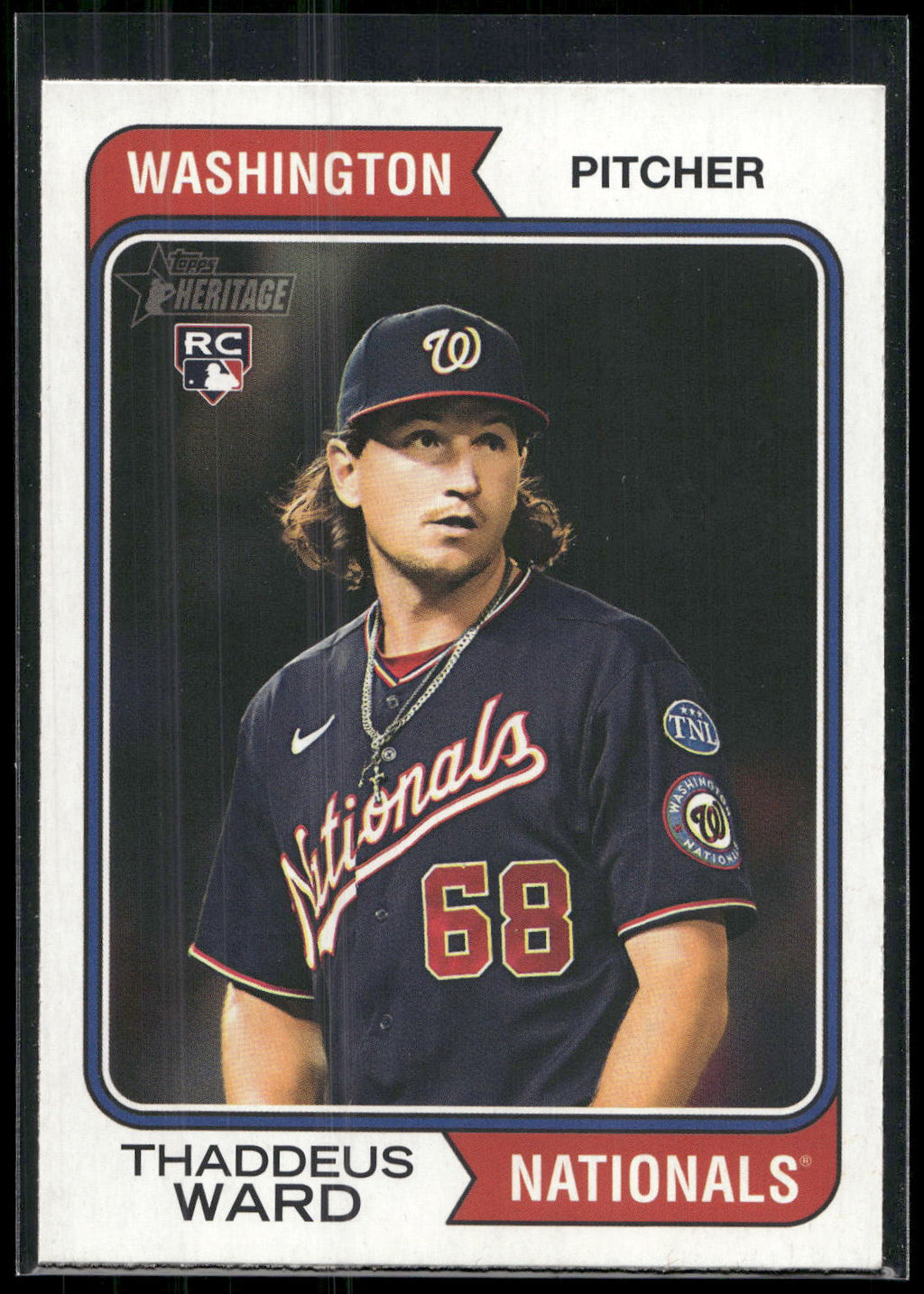 2023 Topps Heritage #576 Thaddeus Ward