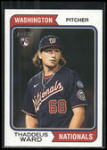 2023 Topps Heritage #576 Thaddeus Ward